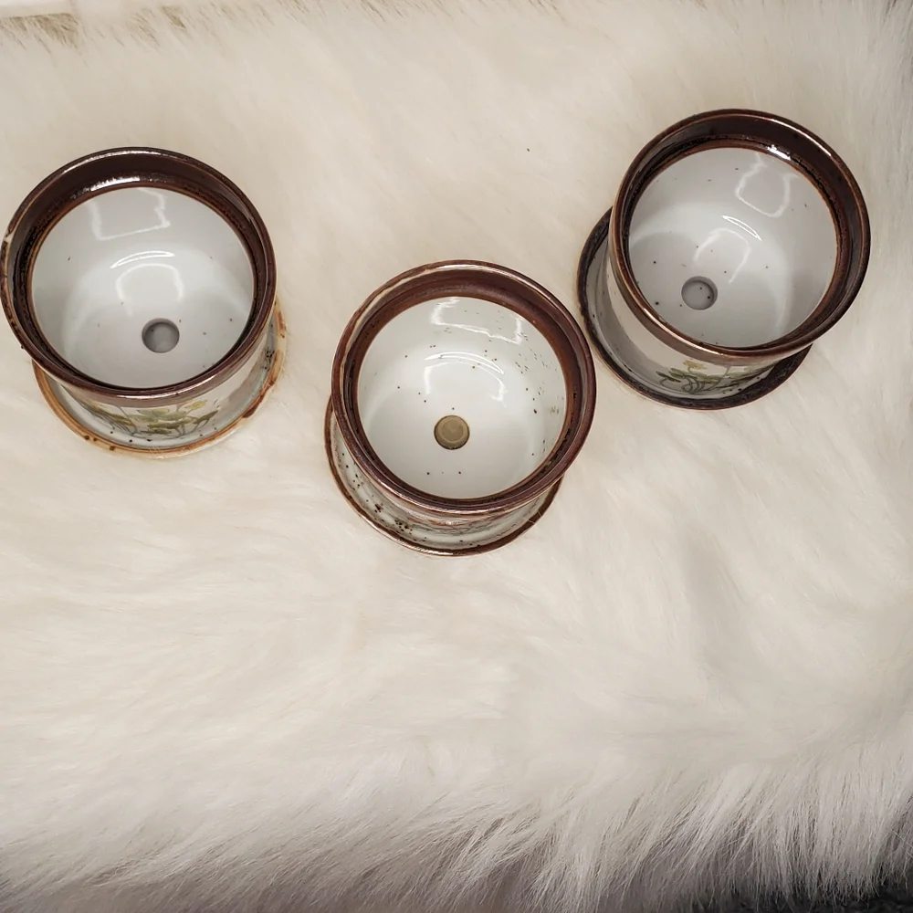 Counterpoint Vintage 3 flower pots - Picture 3 of 13